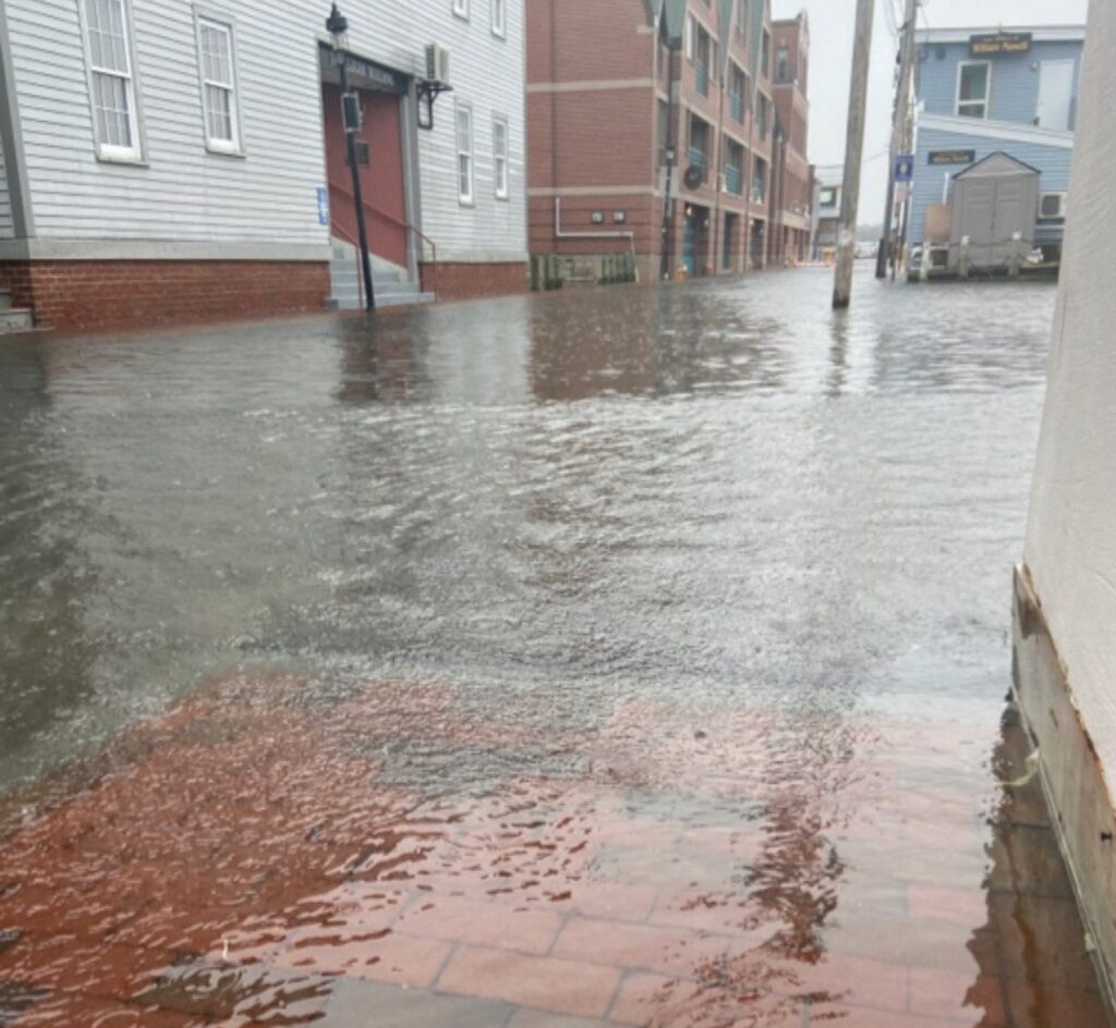 Water Reporter By Sandy Marsters Portland Pier Sea Level Rise